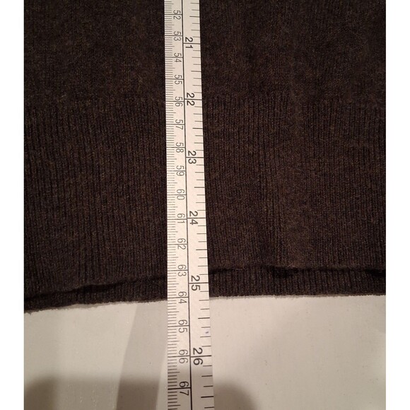 Lincs David Chu Men's Sweater Cotton Cashmere Elbow Patch Crew Neck Size L - Picture 14 of 16